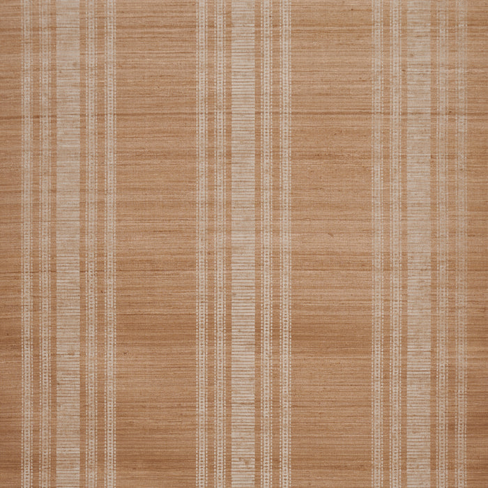 Schumacher Cassia Silk Stripe Wallcovering Neutral Wallpaper 5017450