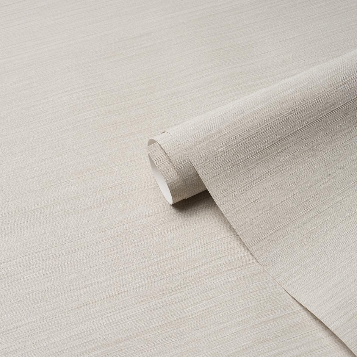 Schumacher Abaca Fine Weave Vinyl Dove Wallpaper Sample 5017482