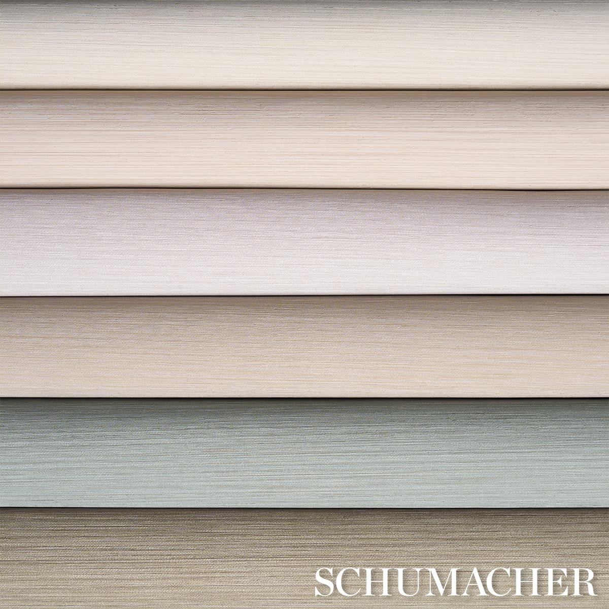 Schumacher Abaca Fine Weave Vinyl Taupe Wallpaper Sample 5017483