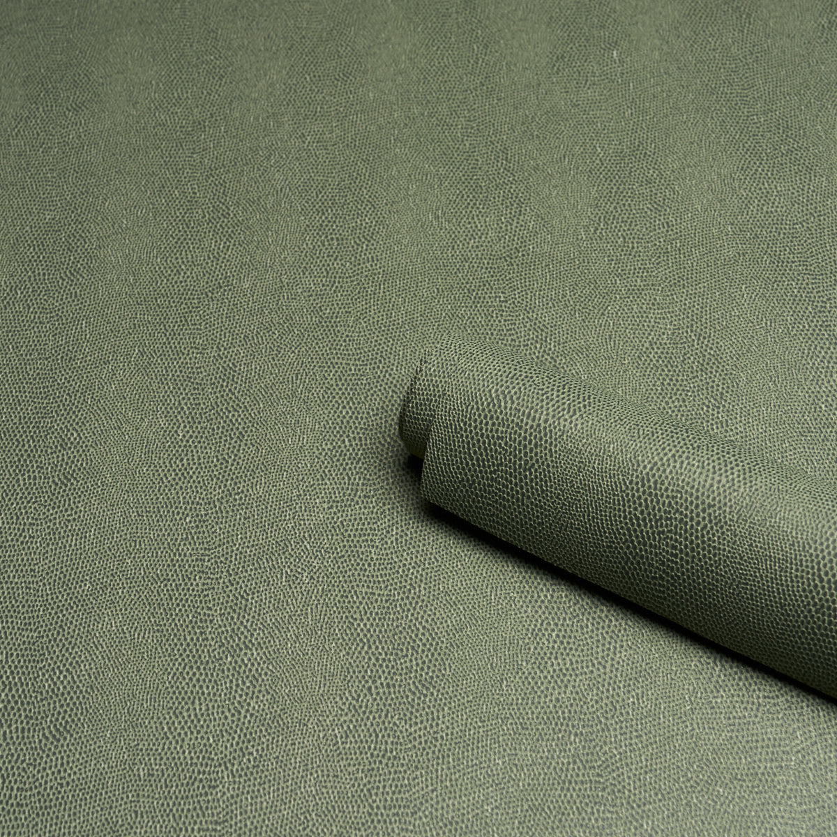 Schumacher Snakeskin Vinyl Sage Wallpaper Sample 5017503