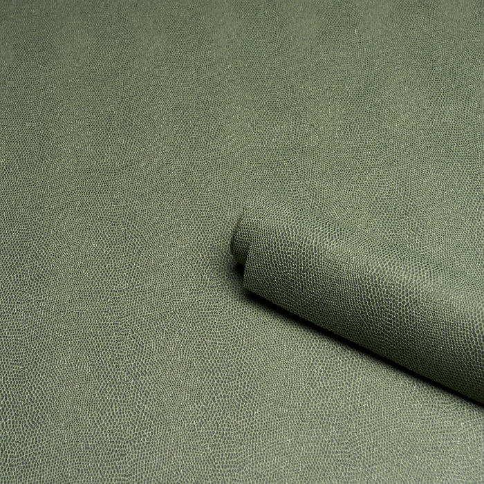Schumacher Snakeskin Vinyl Sage Wallpaper Sample 5017503