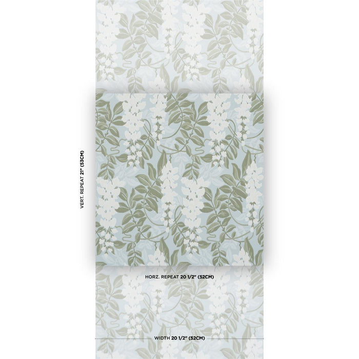Schumacher Lucia Wisteria Sky Wallpaper 5017531