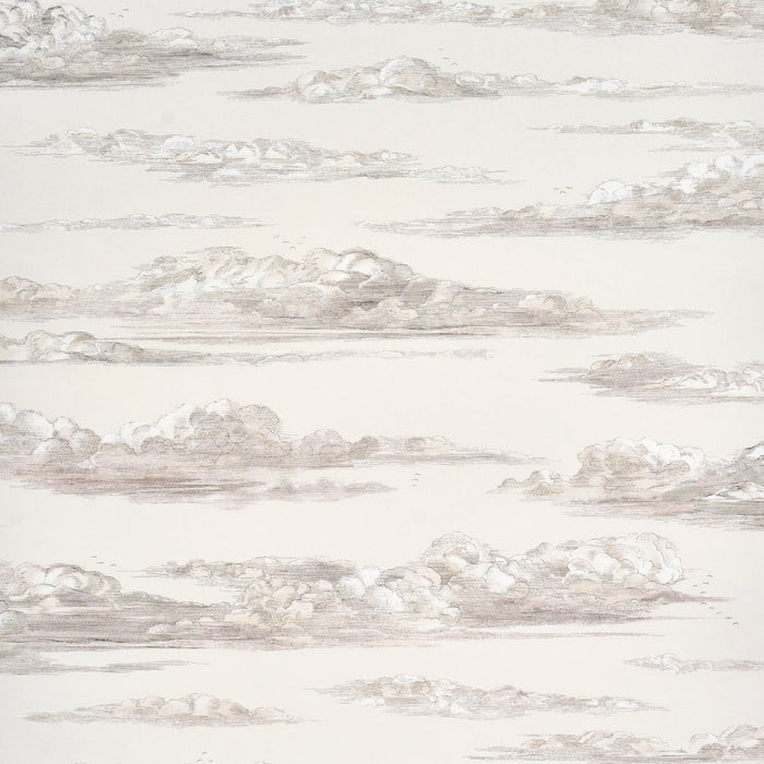 Schumacher Mr. Darcy's Clouds Grisaille Wallpaper Sample 5017582