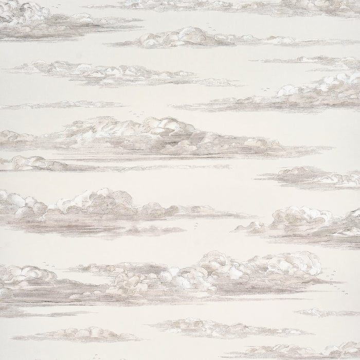 Schumacher Mr. Darcy's Clouds Grisaille Wallpaper Sample 5017582