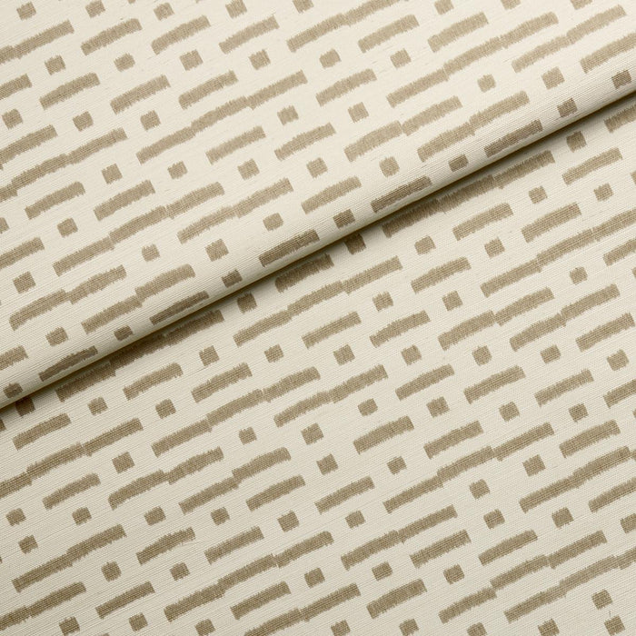 Schumacher Abstract Ikat Sisal Taupe Wallpaper 5017592