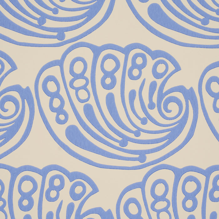 Schumacher Ramsgate French Blue Wallpaper 5017610