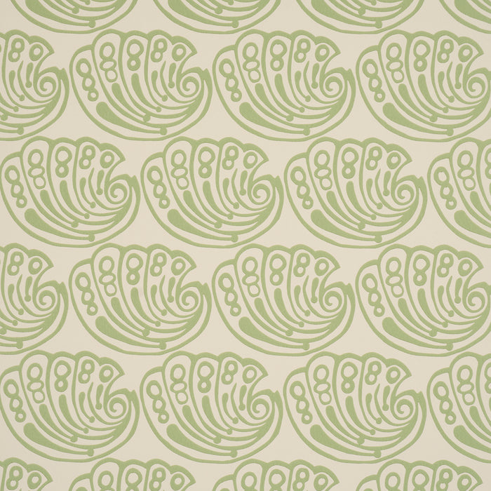 Schumacher Ramsgate Seaweed Wallpaper Sample 5017611