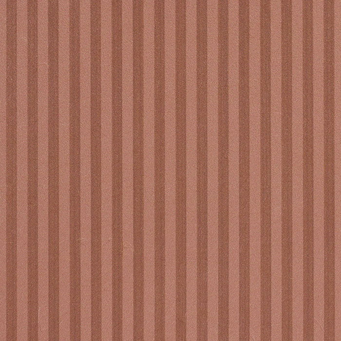 Schumacher Edwin Stripe Narrow Terracotta Wallpaper Sample 5017633