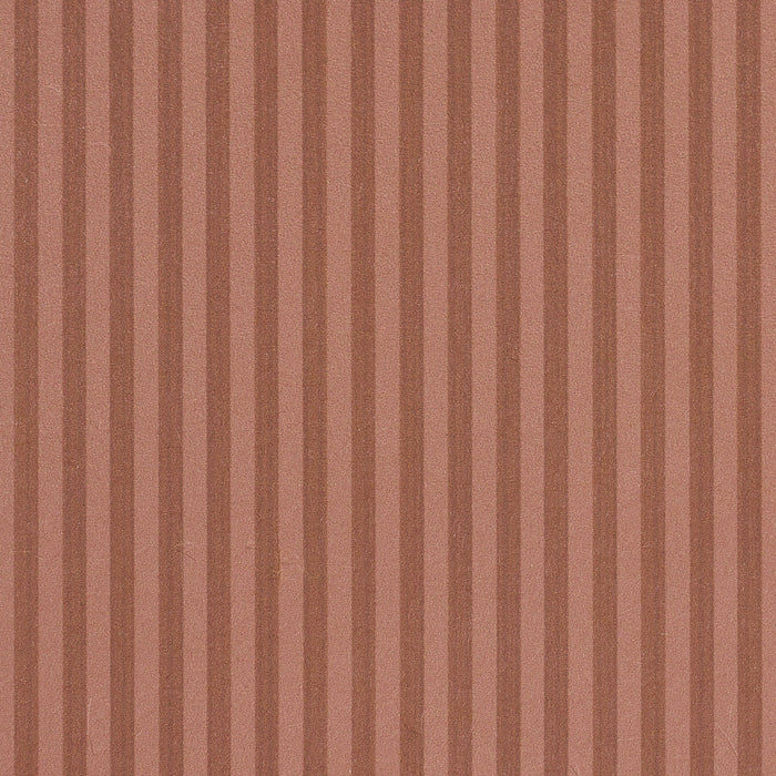 Schumacher Edwin Stripe Narrow Terracotta Wallpaper 5017633