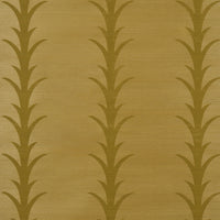 Schumacher Acanthus Stripe Sisal Celery Wallpaper 5017650