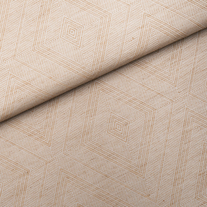 Schumacher Tortola Linen Paperweave Large Natural Wallpaper 5017670