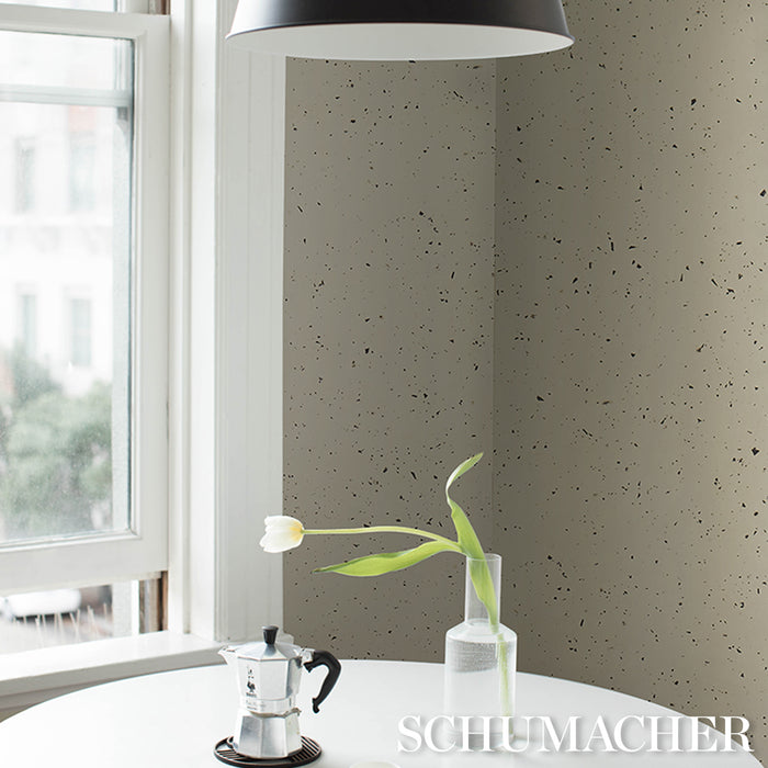 Schumacher Nova Texture Pearl Wallpaper Sample 5017681