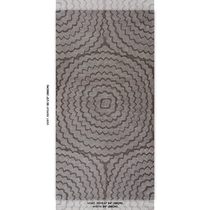 Schumacher Feather Bloom Sisal Haze Wallpaper 5017710