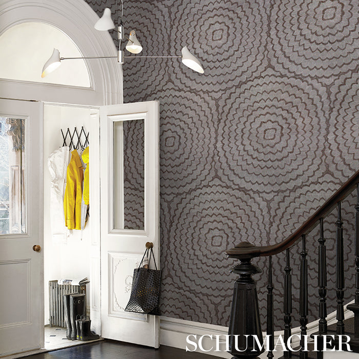 Schumacher Feather Bloom Sisal Haze Wallpaper 5017710