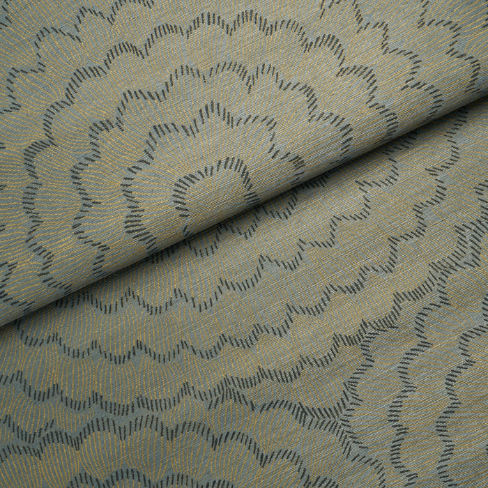 Schumacher Feather Bloom Sisal Nile Wallpaper Sample 5017712