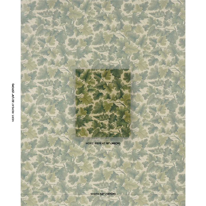 Schumacher Edinburgh Vine Forest Wallpaper Sample 5017731