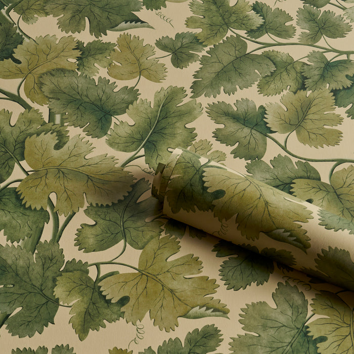 Schumacher Edinburgh Vine Forest Wallpaper Sample 5017731