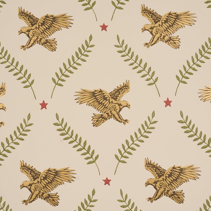 Schumacher Lolaire Ivory Wallpaper Sample 5017740