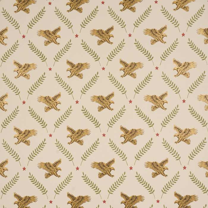 Schumacher Lolaire Ivory Wallpaper Sample 5017740
