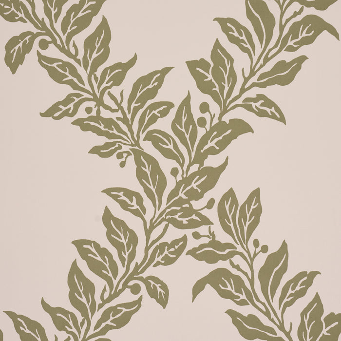Schumacher Tyninghame Trellis Sage Wallpaper Sample 5017750