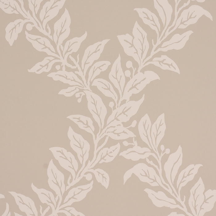 Schumacher Tyninghame Trellis Neutral Wallpaper Sample 5017751