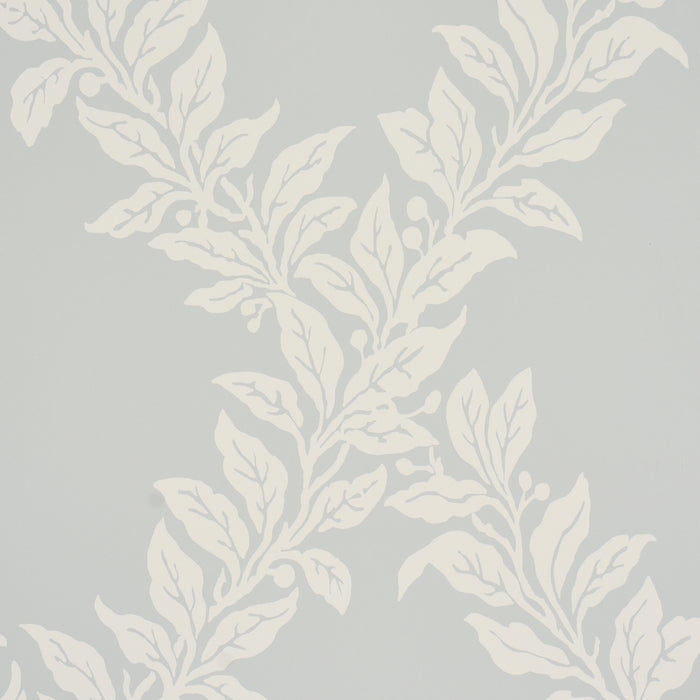 Schumacher Tyninghame Trellis Sky Wallpaper Sample 5017752