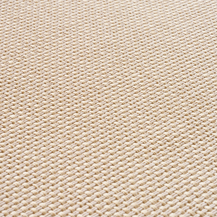 Schumacher Gami Paperweave Cream Wallpaper Sample 5017800