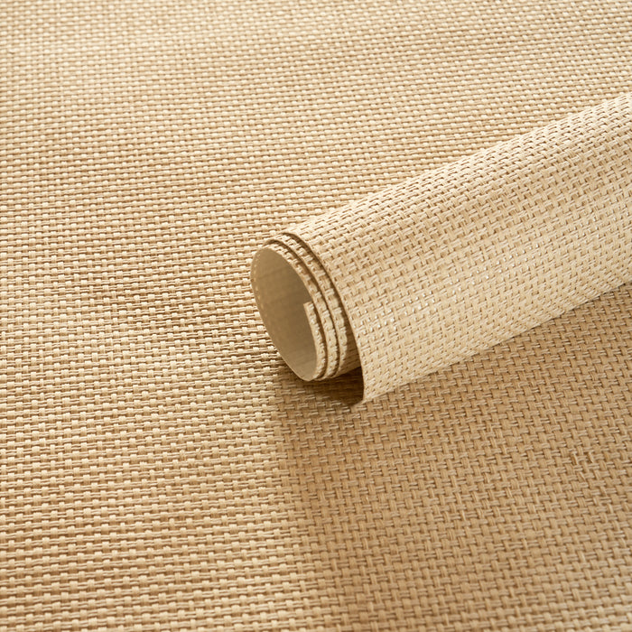 Schumacher Gami Paperweave Natural Wallpaper Sample 5017801