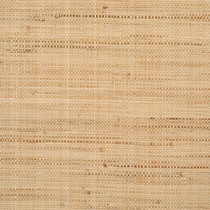 Schumacher Namu Raffia & Abaca Weave Light Natural Wallpaper Sample 5017810