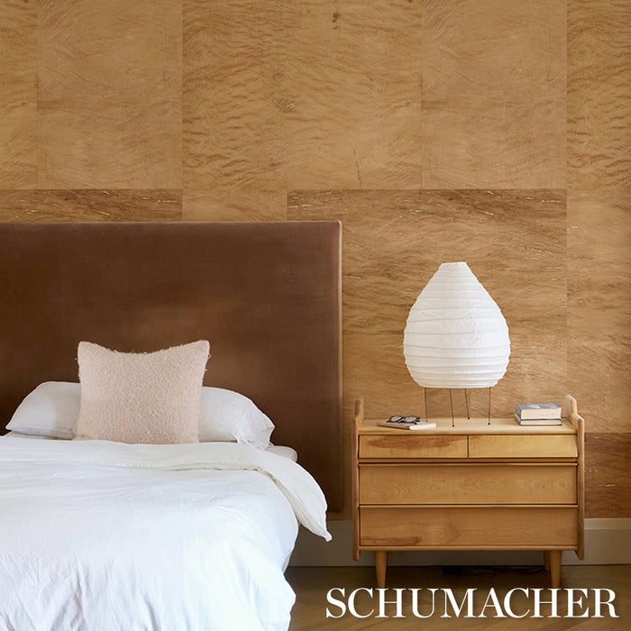 Schumacher Mulberry Paper Natural Wallpaper 5017830