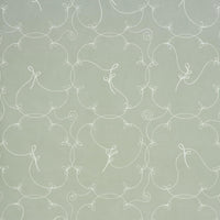 Schumacher Broderie Cool Green Wallpaper 5017851