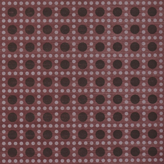 Schumacher Puntini Sisal Plum Wallpaper 5017872