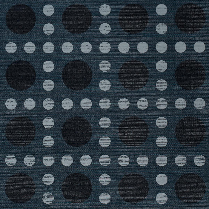 Schumacher Puntini Sisal Indigo Wallpaper 5017873