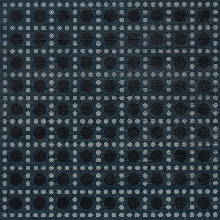 Schumacher Puntini Sisal Indigo Wallpaper 5017873