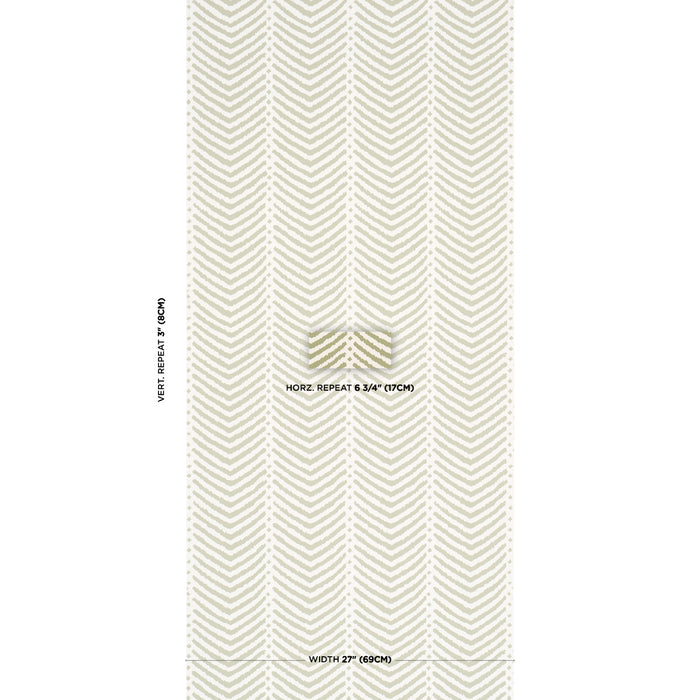 Schumacher La Jolla Olive Wallpaper Sample 5017901