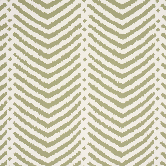 Schumacher La Jolla Olive Wallpaper Sample 5017901