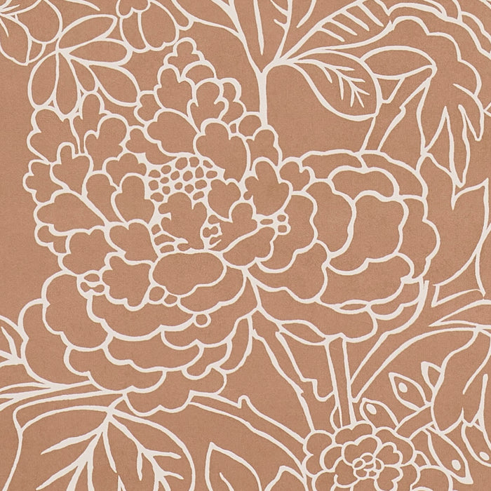 Schumacher Chiang Mai Dragon Silhouette Mediterranean Spice Wallpaper 5017921