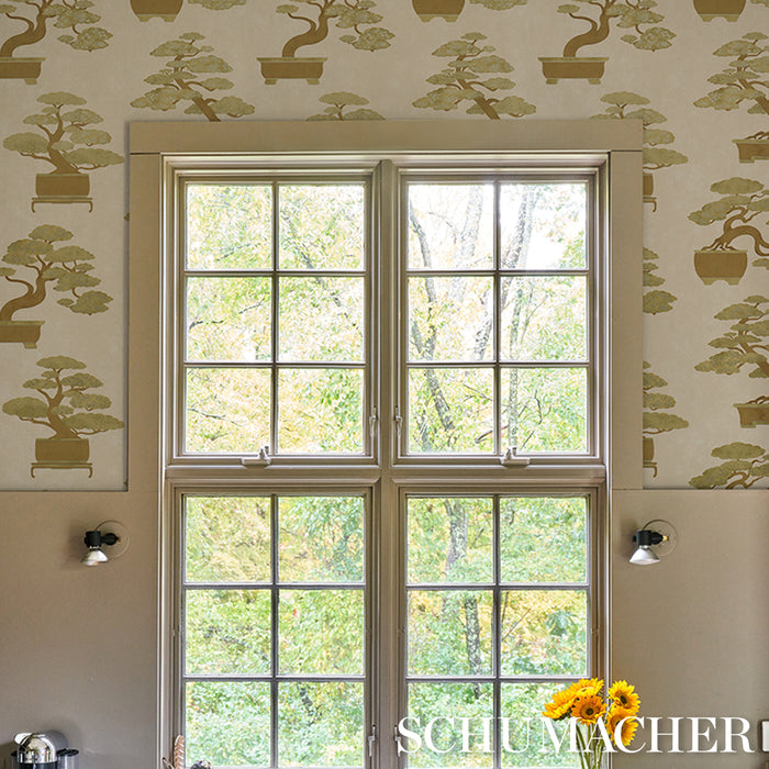 Schumacher Bonsai Tree Neutral Wallpaper 5018002