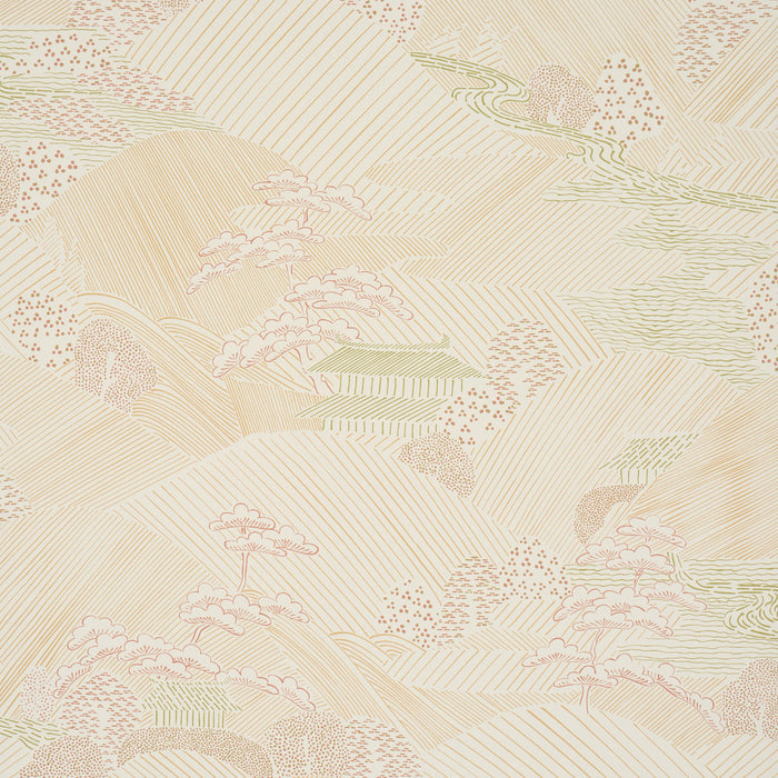 Schumacher Nikko Neutral Wallpaper Sample 5018052