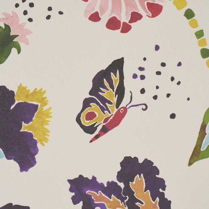 Schumacher Gloriette Multi Wallpaper Sample 5018060