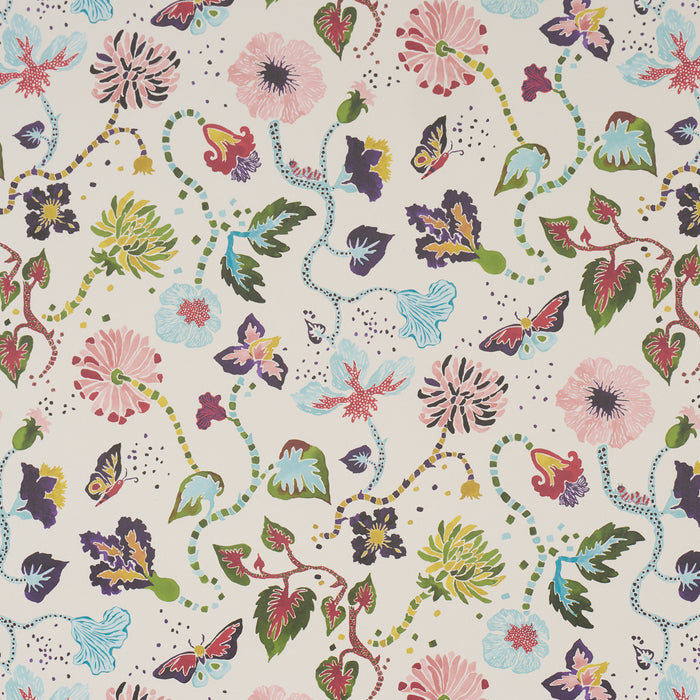 Schumacher Gloriette Multi Wallpaper Sample 5018060