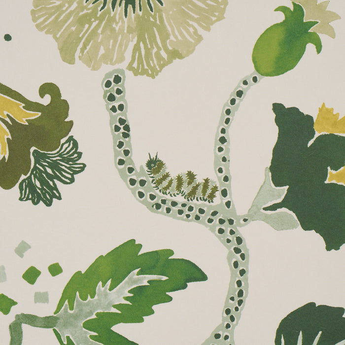 Schumacher Gloriette Green Wallpaper 5018061
