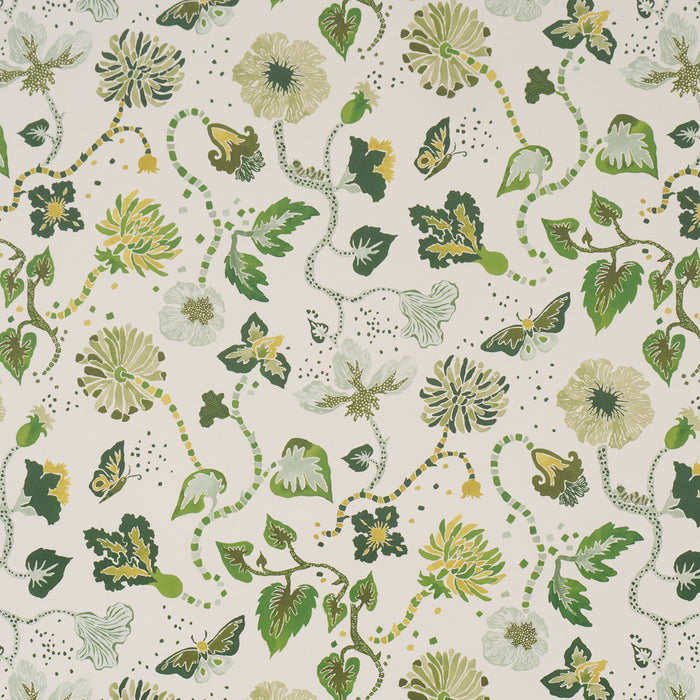 Schumacher Gloriette Green Wallpaper 5018061