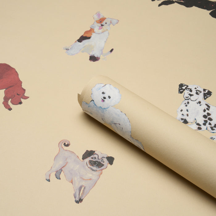 Schumacher Dogs Butter Wallpaper 5018080