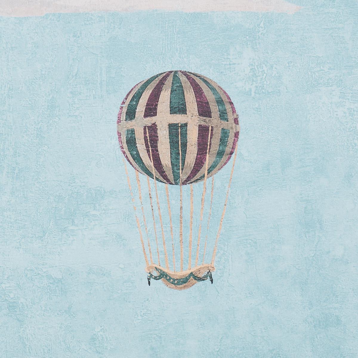 Schumacher Promenade 4 Panel Set Document Wallpaper Sample 5018120