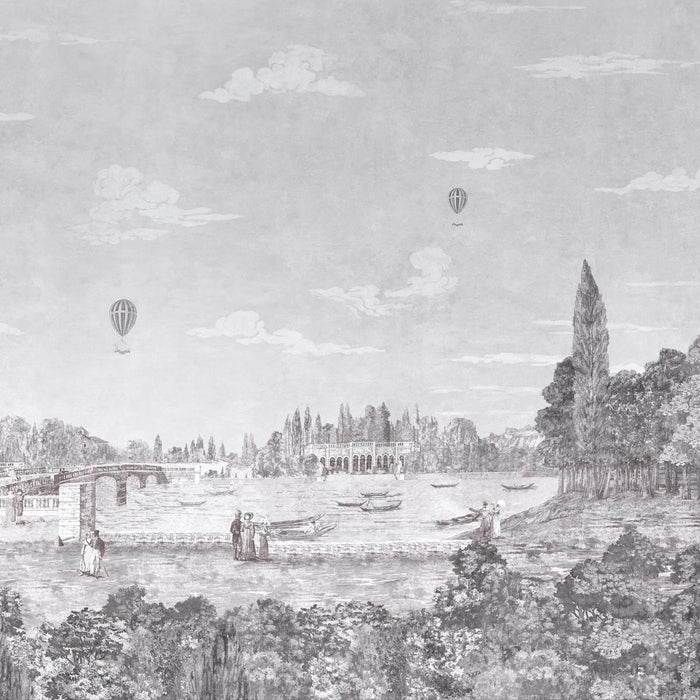 Schumacher Promenade 4 Panel Set  Wallpaper 5018121