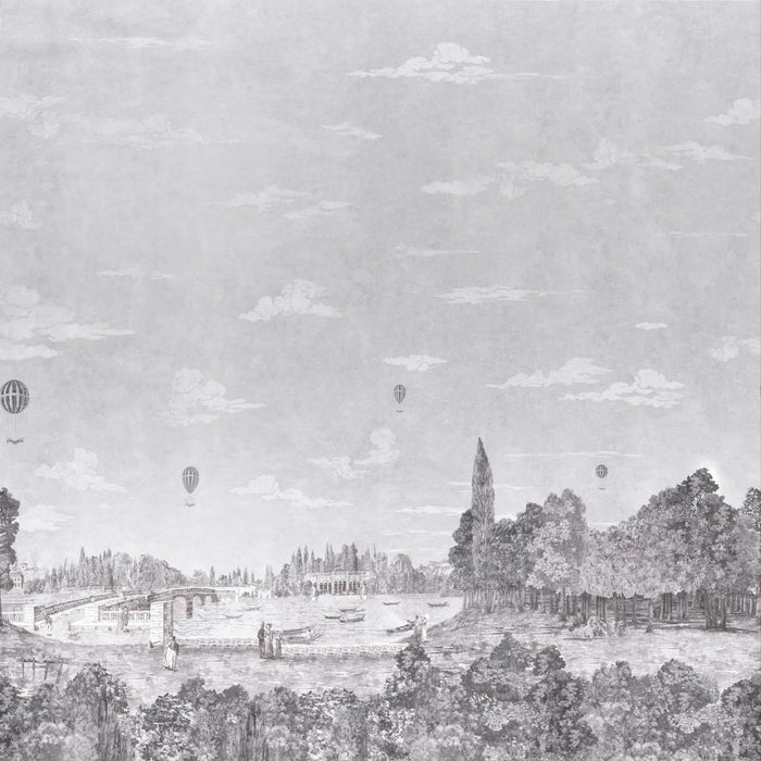 Schumacher Promenade 4 Panel Set  Wallpaper Sample 5018121