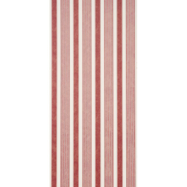 Schumacher Summerville Stripe Currant Wallpaper Sample 5018140