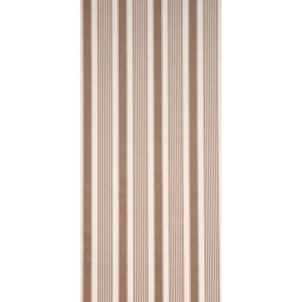 Schumacher Summerville Stripe Umber Wallpaper Sample 5018142