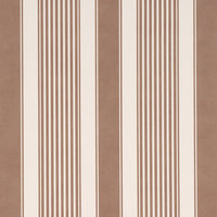 Schumacher Summerville Stripe Umber Wallpaper 5018142